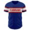 Custom Royal White-Red Authentic Baseball Jersey