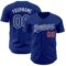 Custom Royal Red-White Authentic Baseball Jersey