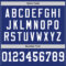 Royal0729-3 Custom Royal White Mesh Authentic Throwback Football Jersey