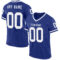 Royal0729 Custom Royal White Mesh Authentic Throwback Football Jersey