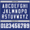 Royal0784-3 Custom Royal White Mesh Authentic Throwback Football Jersey