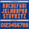 Custom Royal Orange-White Authentic Baseball Jersey