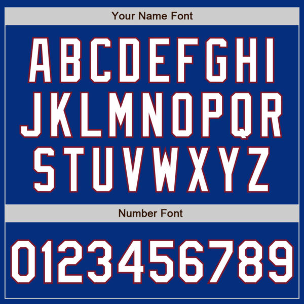 Custom Royal White-Crimson Authentic Baseball Jersey