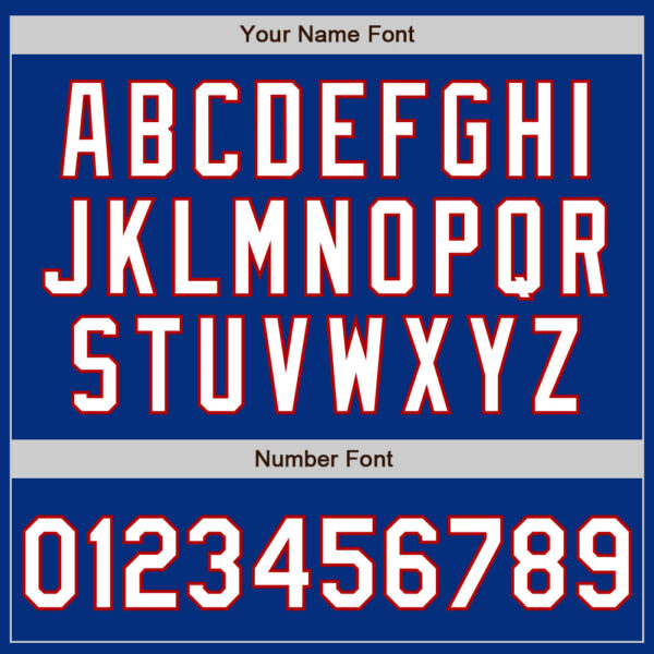 Custom Royal White-Red Authentic Baseball Jersey