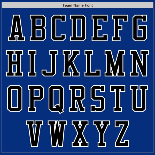 Custom Royal Black-White Authentic Baseball Jersey