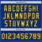Custom Royal Yellow-Black Authentic Baseball Jersey