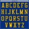 Custom Royal Yellow-Black Authentic Baseball Jersey