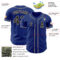 Custom Royal Black-City Cream Authentic Baseball Jersey