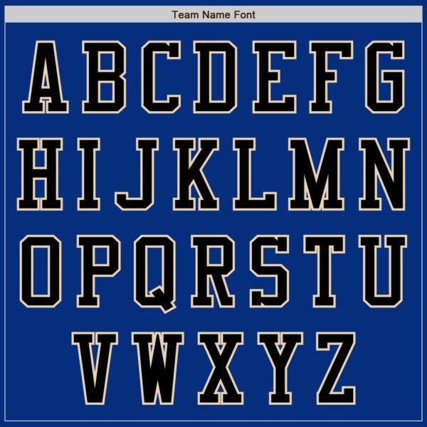 Custom Royal Black-City Cream Authentic Baseball Jersey