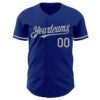 Custom Royal Gray Authentic Baseball Jersey