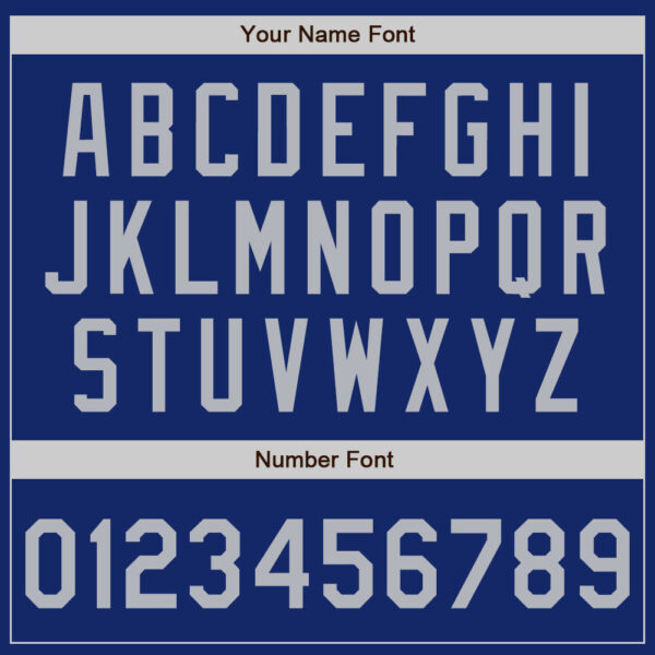 Custom Royal Gray Authentic Baseball Jersey