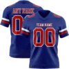 Custom Royal Red-White Authentic Football Jersey