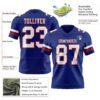 Custom Royal White-Red Authentic Football Jersey
