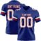 Royal0860 Custom Royal White-Red Authentic Football Jersey