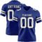 Royal0863 Custom Royal White-Black Authentic Football Jersey