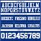 Royal0867-3 Custom Royal White-Gray Authentic Football Jersey