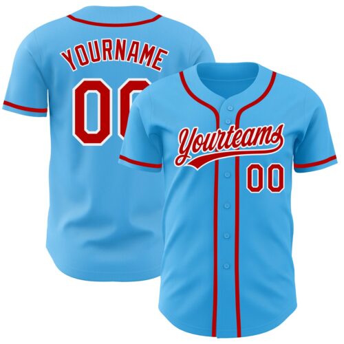 SkyBlue0011_e8b9f6ea-b931-4afe-a46d-e44cf66665ce Custom Sky Blue Red-White Authentic Baseball Jersey