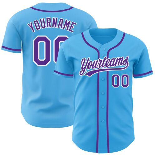 SkyBlue0021_a5c5607e-9b87-4a9d-84bc-deca6650de7b Custom Sky Blue Purple-White Authentic Baseball Jersey