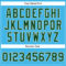 Custom Sky Blue Green-Cream Authentic Baseball Jersey