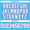 Custom Sky Blue White-Pink Authentic Baseball Jersey