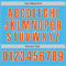 Custom Sky Blue Orange-White Authentic Baseball Jersey