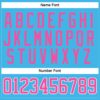 Custom Sky Blue Pink-White Hockey Jersey