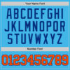 Custom Sky Blue Orange-Royal Authentic Basketball Jersey