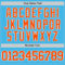 Custom Sky Blue Orange-White Authentic Basketball Jersey