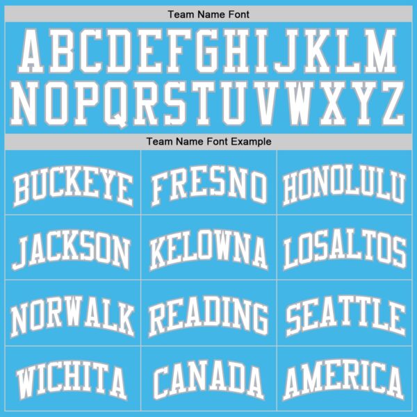 Custom Sky Blue White-Gray Authentic Basketball Jersey