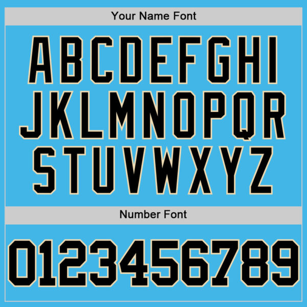 Custom Sky Blue Black-Cream Authentic Basketball Jersey