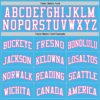 Custom Sky Blue White-Pink Authentic Basketball Jersey