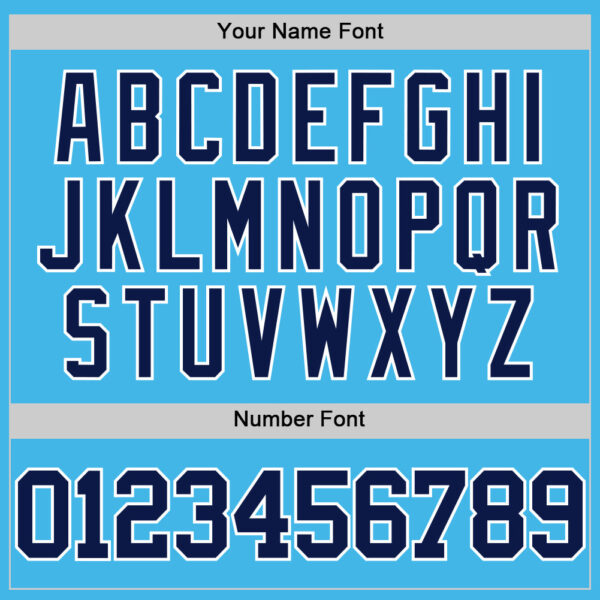 Custom Sky Blue Navy-White Authentic Basketball Jersey