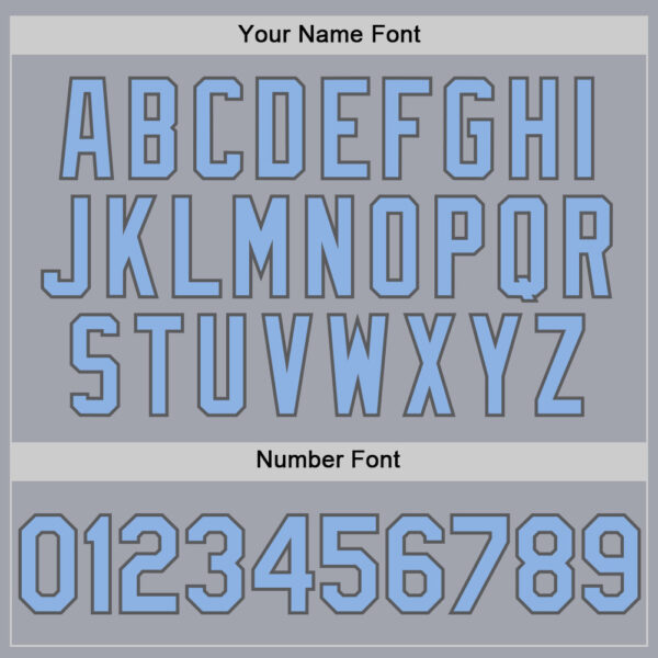 Custom Gray Light Blue-Steel Gray Authentic Sleeveless Baseball Jersey