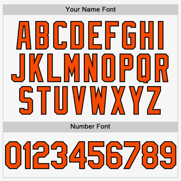 Custom White Orange-Black Authentic Sleeveless Baseball Jersey