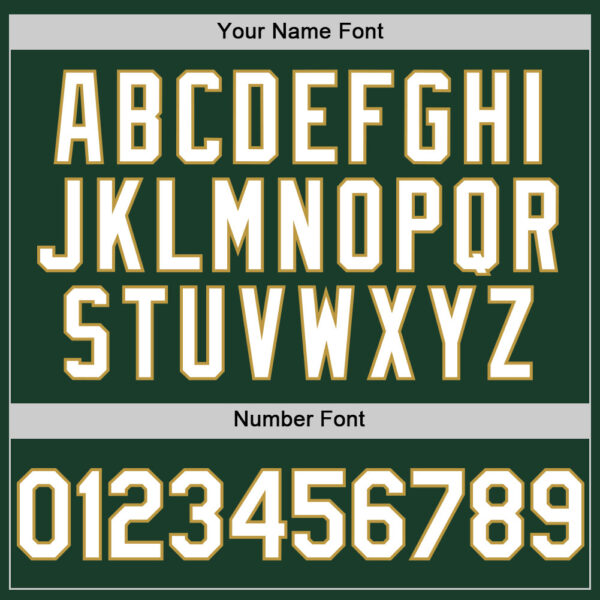 Custom Green White-Old Gold Authentic Sleeveless Baseball Jersey