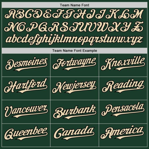 Custom Green Cream-Black Authentic Sleeveless Baseball Jersey