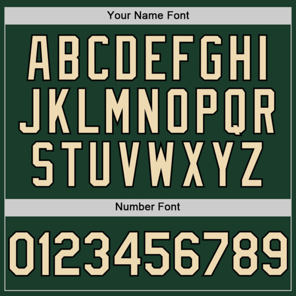 Custom Green Cream-Black Authentic Sleeveless Baseball Jersey