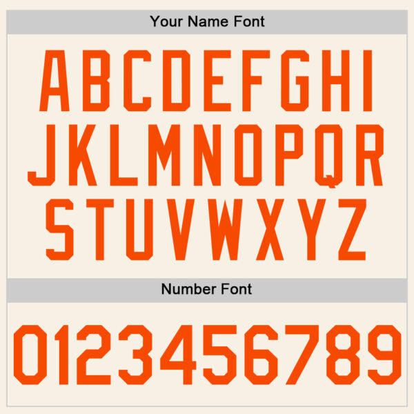 Custom Cream Orange Authentic Sleeveless Baseball Jersey