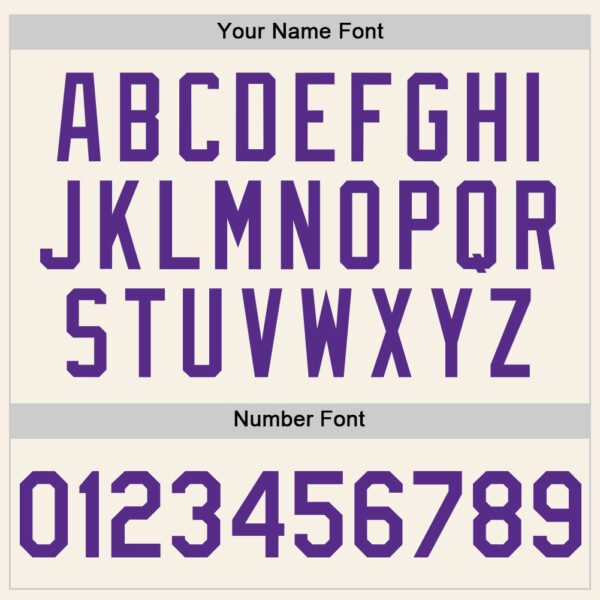 Custom Cream Purple-Gray Authentic Sleeveless Baseball Jersey