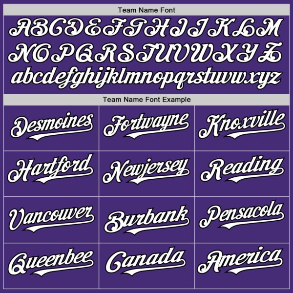 Custom Purple White-Black Authentic Sleeveless Baseball Jersey