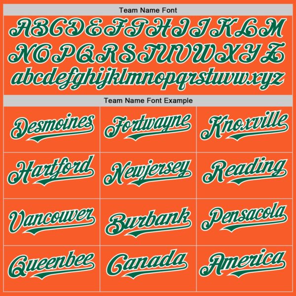 Custom Orange Kelly Green-White Authentic Sleeveless Baseball Jersey