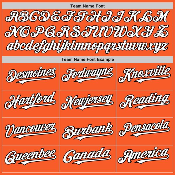 Custom Orange White-Black Authentic Sleeveless Baseball Jersey