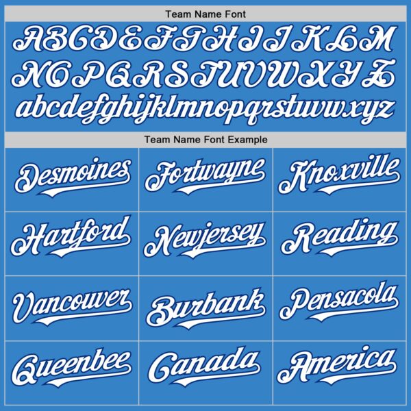 Custom Powder Blue White-Royal Authentic Sleeveless Baseball Jersey