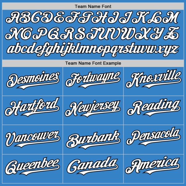 Custom Powder Blue White-Black Authentic Sleeveless Baseball Jersey