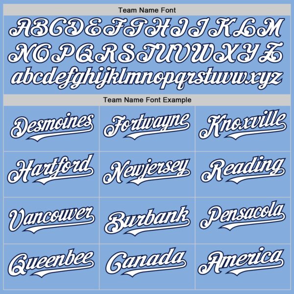 Custom Light Blue White-Navy Authentic Sleeveless Baseball Jersey