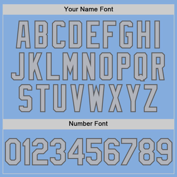 Custom Light Blue Gray-Steel Gray Authentic Sleeveless Baseball Jersey