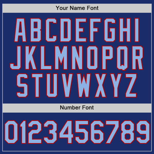 Custom Royal Light Blue-Red Authentic Sleeveless Baseball Jersey