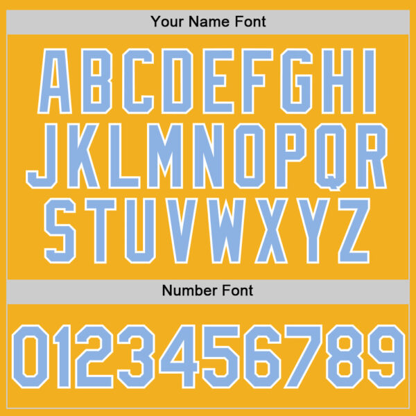 Custom Gold Light Blue-White Authentic Sleeveless Baseball Jersey