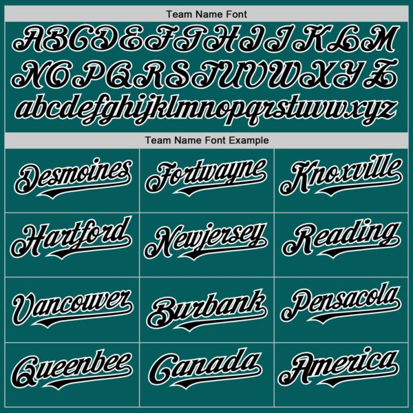 Custom Teal Black-White Authentic Sleeveless Baseball Jersey