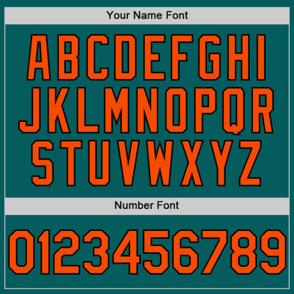 Custom Teal Orange-Black Authentic Sleeveless Baseball Jersey